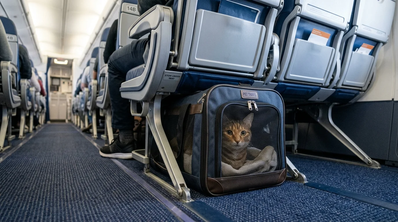 Delta In-Cabin Pet Carrier Under Airplane Seat